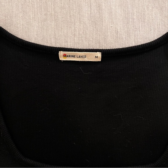 Lexi Rib Square Neck Cropped Top, Size M - Picture 11 of 14